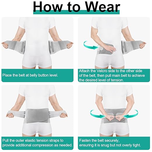 Advanced Back Brace for Lower Back Pain Relief, Fully Adjustable, Breathable and Comfortable Belt for Herniated Disc, Sciatica, Faja Para Lumbar Support for Men and Women Office, Work and Exercise