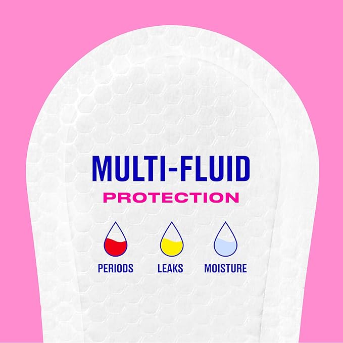 Carefree Panty Liners for Women, Long, Unwrapped, Unscented, 92ct | Pantiliners, Carefree Liners, Daily Liners for Women, Light Periods and Leaks, 8-Hour Odor Control | 92ct (Packaging May Vary)