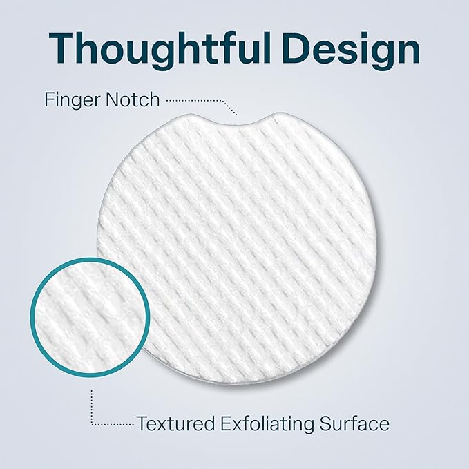 Glycolic Acid 10% Resurfacing Pads for Face & Body with Vitamins B5, C & E, Green Tea, Calendula, Allantoin - Exfoliates Surface Skin and Reduces Appearance of Fine Lines and Wrinkles - Peel Pads