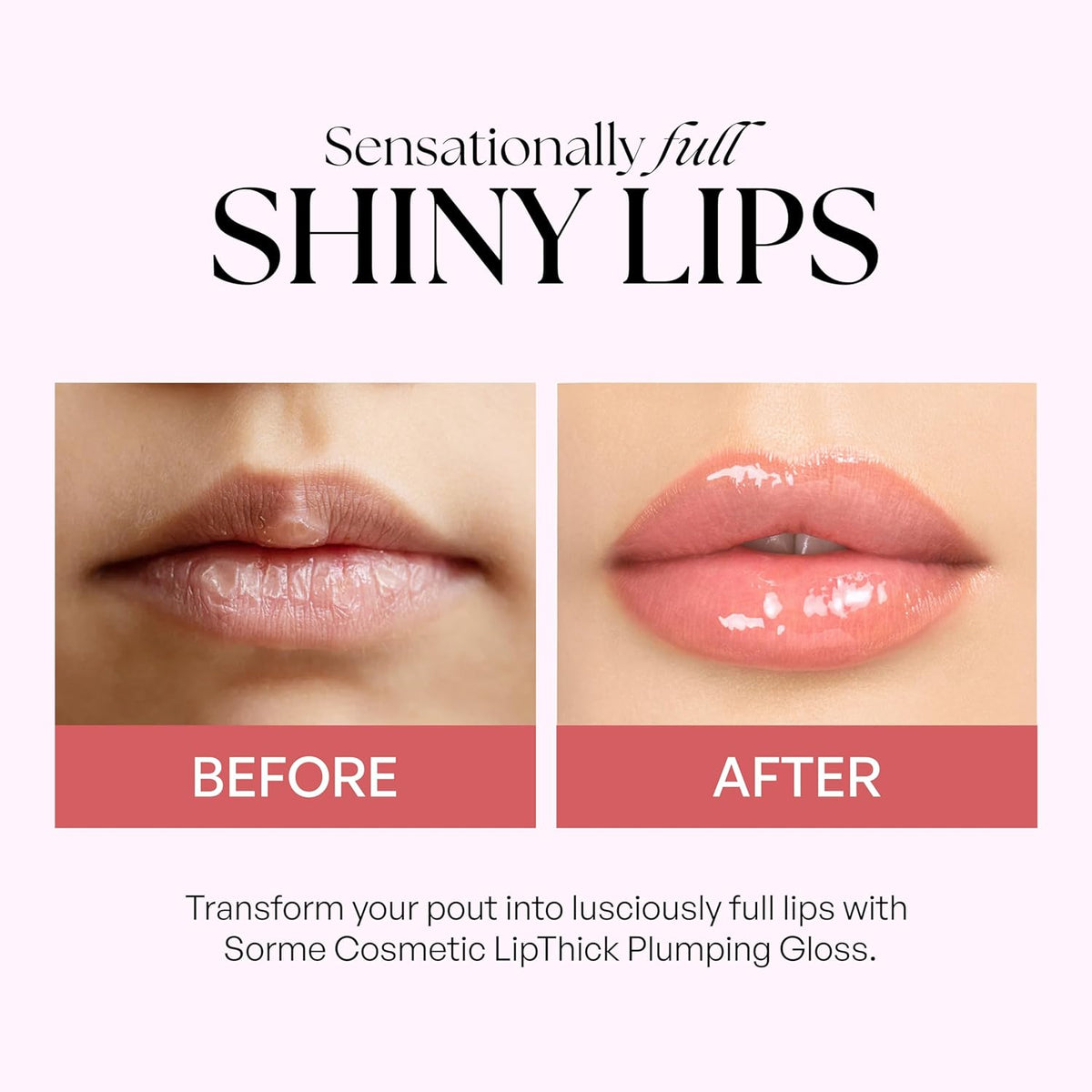 Sorme' Treatment Cosmetics Lip Thick Plumping Gloss, Dreamy