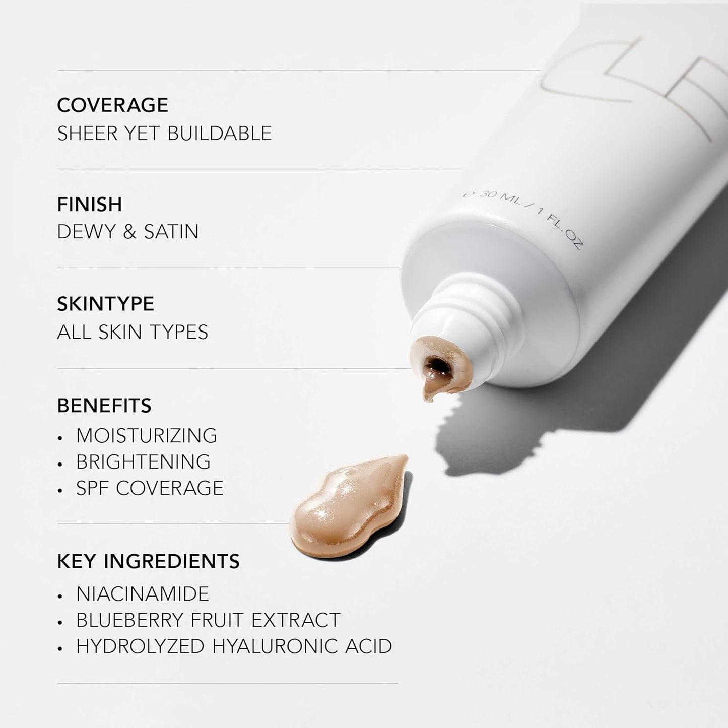 CLE Cosmetics CCC Cream (Neutral Fair 101 / SPF 50) - Color Correcting CC Cream with Sunscreen - Lightweight, Hydrating, Light to Medium Coverage Foundation - BB & CC Cream Hybrid - 1 fl oz