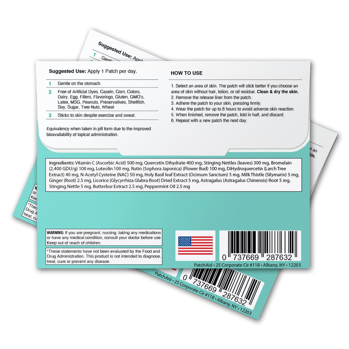 Allergy Plus Topical Patch by PatchAid 30-Day Supply