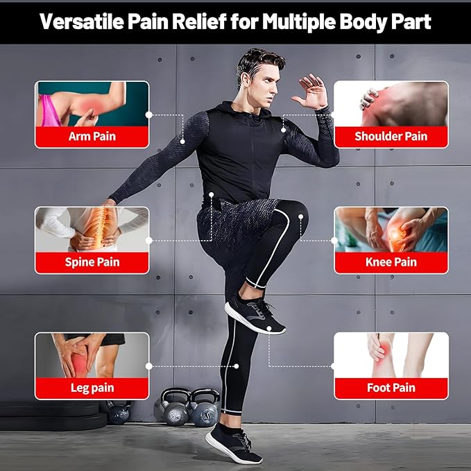 Red Light Therapy Belt,Vibrating Red Light Therapy for Body,660nm&850nm Upgraded 3-in-1 Chips,Wireless Remote Control Infrared Red Light Therapy Helps Relieve Back Shoulder Abdominal Muscle Pain