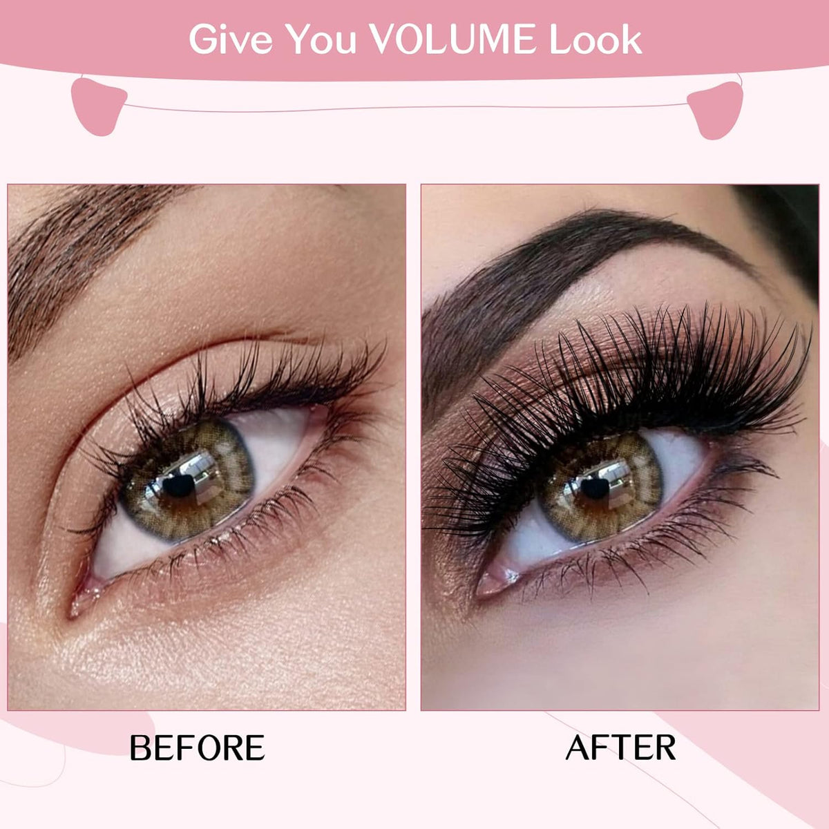 Cluster Lashes, 72 Pcs Individual Lashes, Lash Clusters DIY Eyelash Extension, Natural Lashes Super Thin Band Reusable Soft & Comfortable (Natural-C-12-18 mix)