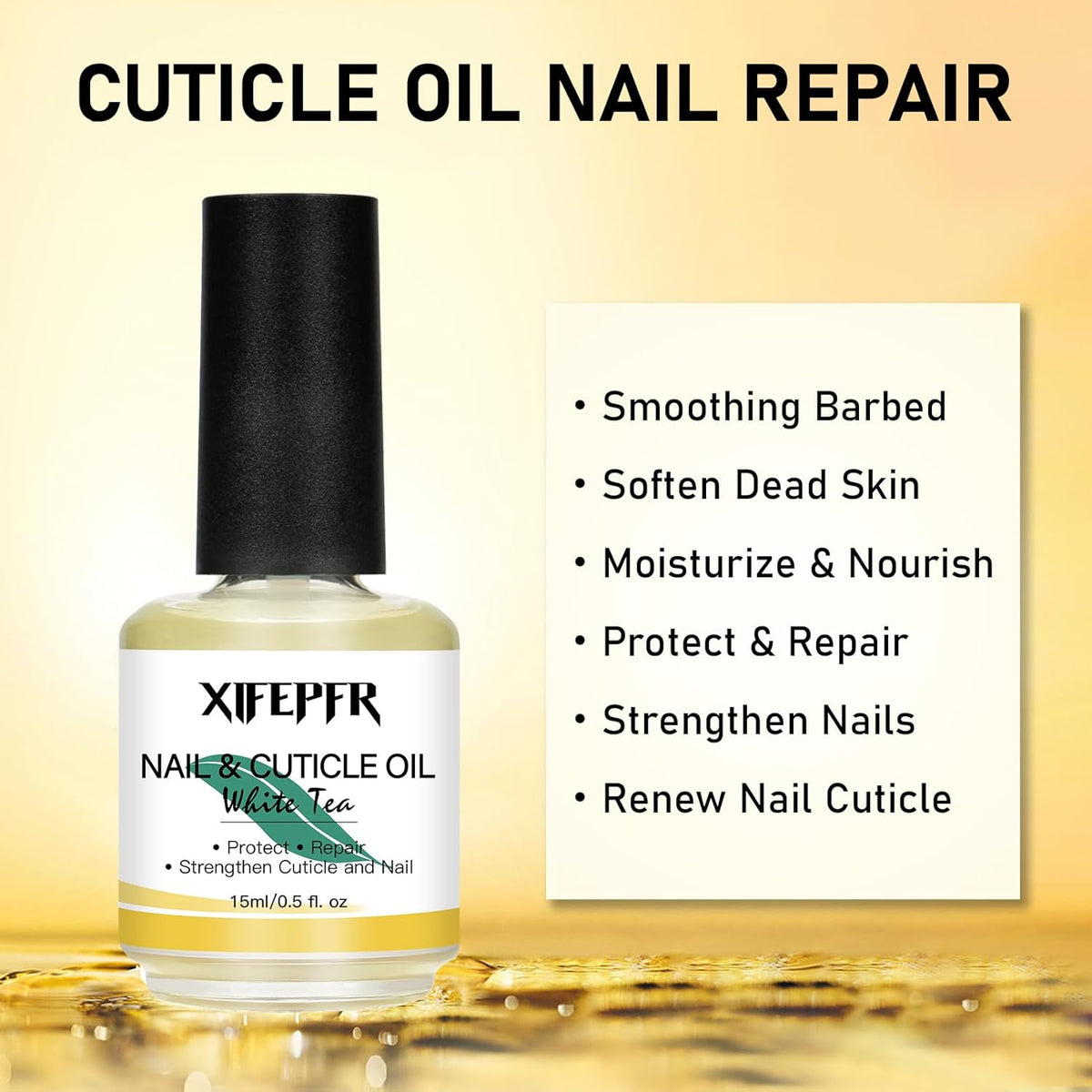Gel Nail Polish Remover, Gel Polish Remover for Nails with Cuticle Oil and Latex Tape, Gel Nail Remover, Removedor de Esmalte Gel In 2-5 Mins, No Soaking or Wrapping, Gifts for Women