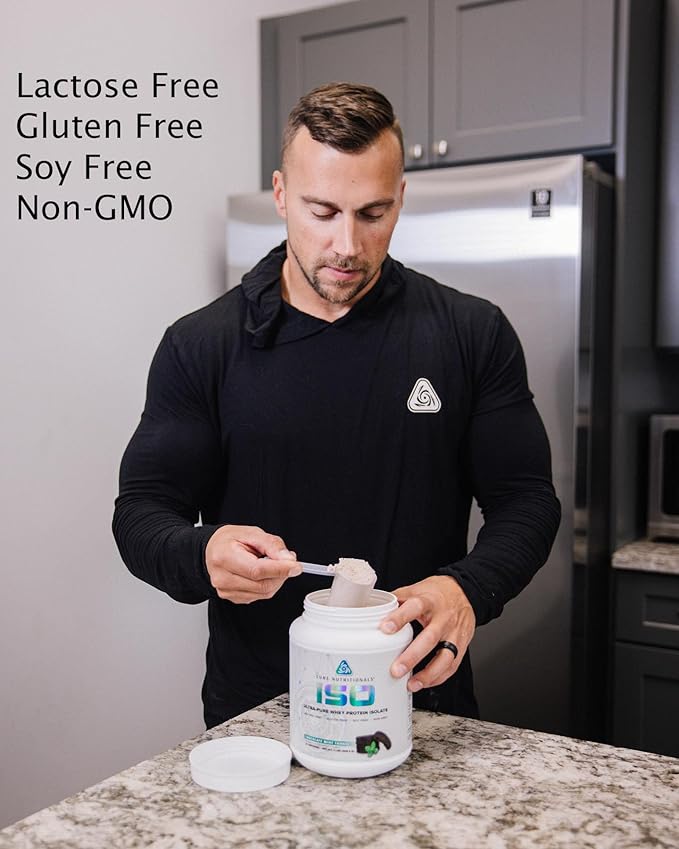 Core Nutritionals ISO, 100% Micro Filtered, Zero Artificial Fillers, 25g Whey Protein Isolate, 32 Servings (Mint Cookie)