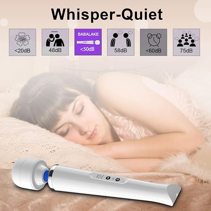 Cordless Hand Held Massager for Sore Muscles - Rechargeable Deep Tissue Percussion Wand, Neck Back & Shoulder Pain Relief, 10 Modes 5 Speeds, Portable & Wireless Electric Muscle Massagers
