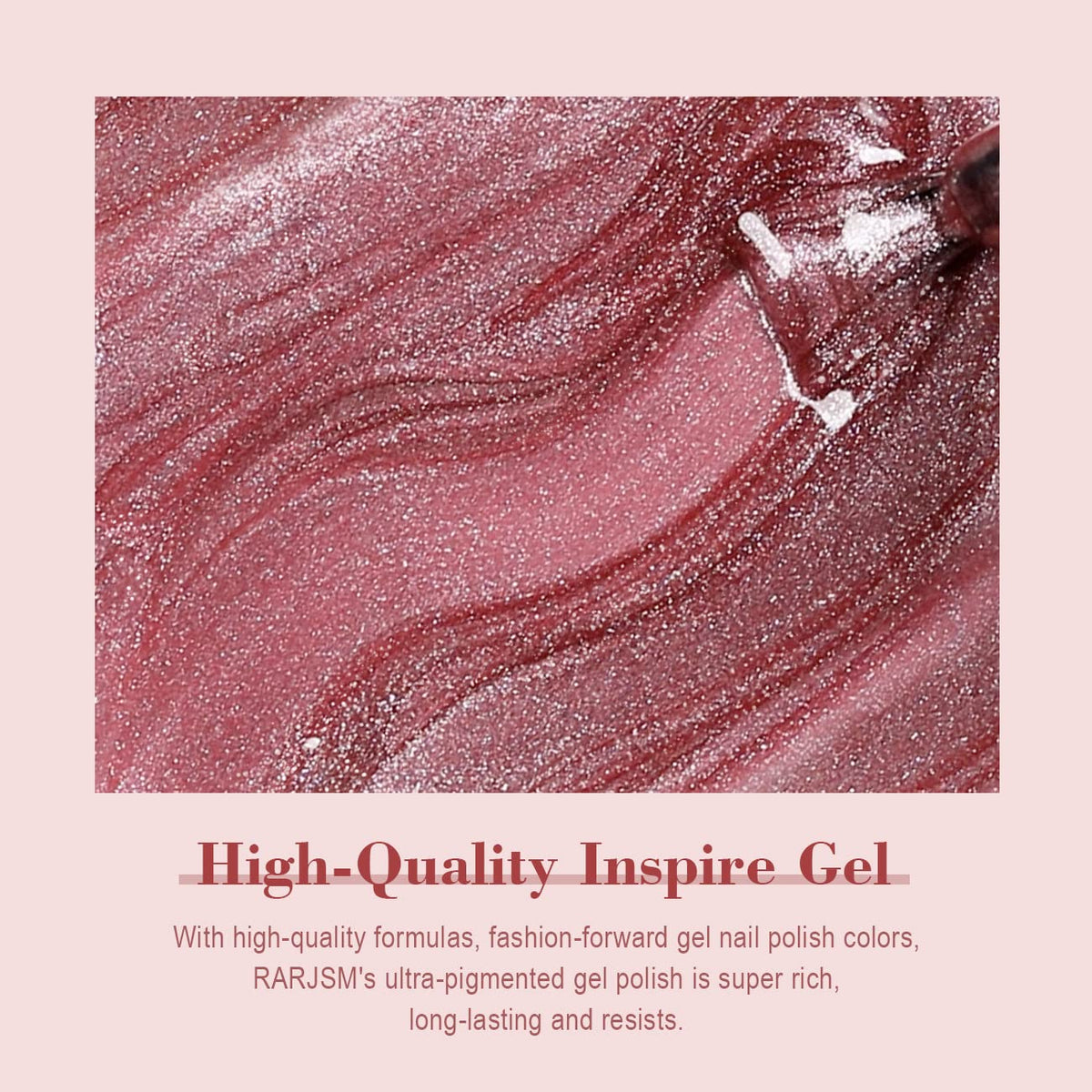 RARJSM Cat Eye Gel Nail Polish Nude Red 9D Cateye Galaxy Universal Glitter Shimmer Velvet Ice Gel Polish 15ml Single Bottle with Magnetic Stick UV LED Curing Requires Soak Off Home Salon DIY Manicure