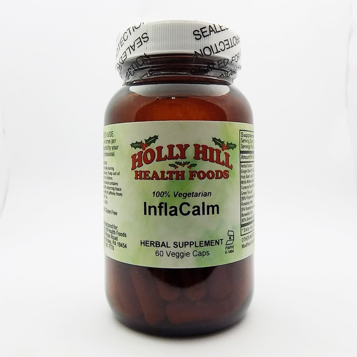 Holly Hill Health Foods, Inflacalm, 60 Vegetarian Capsules