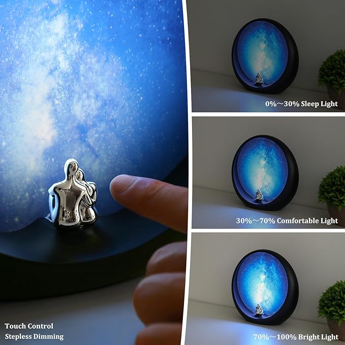 mamre Galaxy Lamp Special Dimmable Night Light Gift Idea for Wedding Anniversary Valentine’s Day Birthday Christmas