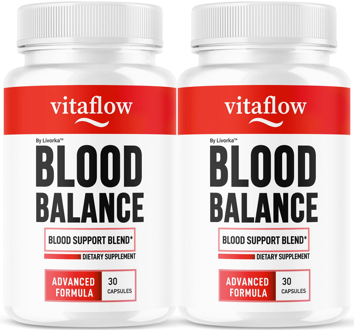 (2 Pack) VitaFlow Capsules - Official VitaFlow Balance Supplement Support Capsule, Vitaflow All Natural Premium Advanced Formula, Vita Flow Pills Balance Support, 60 Capsules for 2 Months