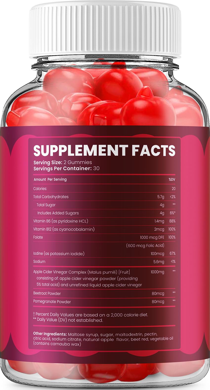 Gumitide ACV Gummies Supplement, Gumitide Gummy Advanced Formula Natural Ingredients, Reviews - 2 Pack - 120 Gummies