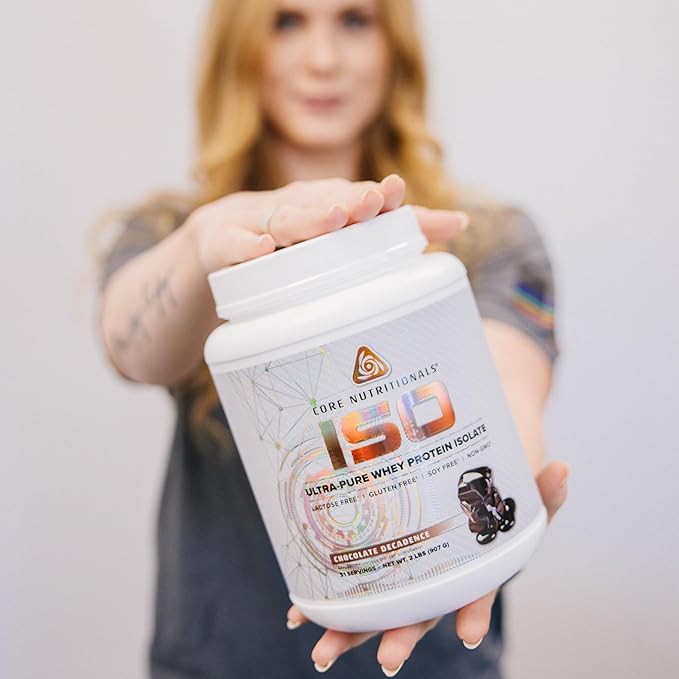 Core Nutritionals ISO, 100% Micro Filtered, Zero Artificial Fillers, 25g Whey Protein Isolate, 32 Servings (Strawberry Shortcake)