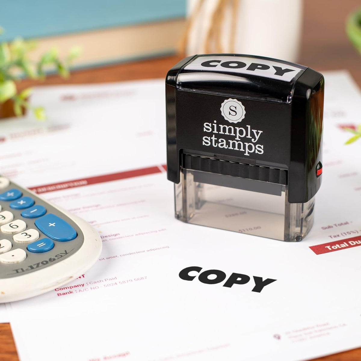 Copy Office Stamp | 4 Different Sizes | 20 Designs | Multiple Color Options | Perfect for Quick Validation of Office Documents (Copy, Medium)