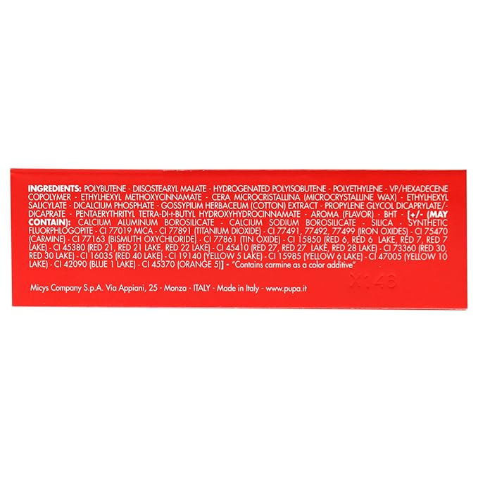 Pupa Milano Miss Milano Lipstick - Creamy, Ultra Pigmented Color For Lips - Nourishing Formula - Crystal-Effect Lipstick - Ultimate Boost Of Volume And Hydration - 302 Party Pink - 0.071 OZ