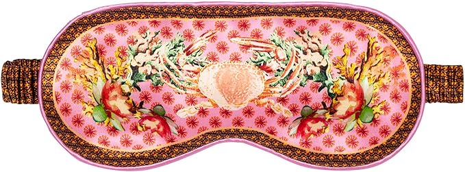 slip Pure Silk Sleep Mask - 100% Pure 22 Momme Mulberry Silk Eye Mask - Comfortable Sleeping Mask with Elastic Band + Pure Silk Filler and Internal Liner, Zodiac Collection: Cancer