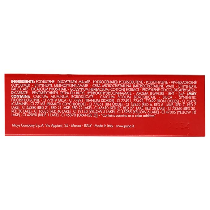 Pupa Milano Miss Milano Lipstick - Creamy, Ultra Pigmented Lip Color - Nourishing Formula - Crystal-Effect Lipstick - Ultimate Boost Of Volume And Hydration - 602 Golden Obsession - 0.071 OZ