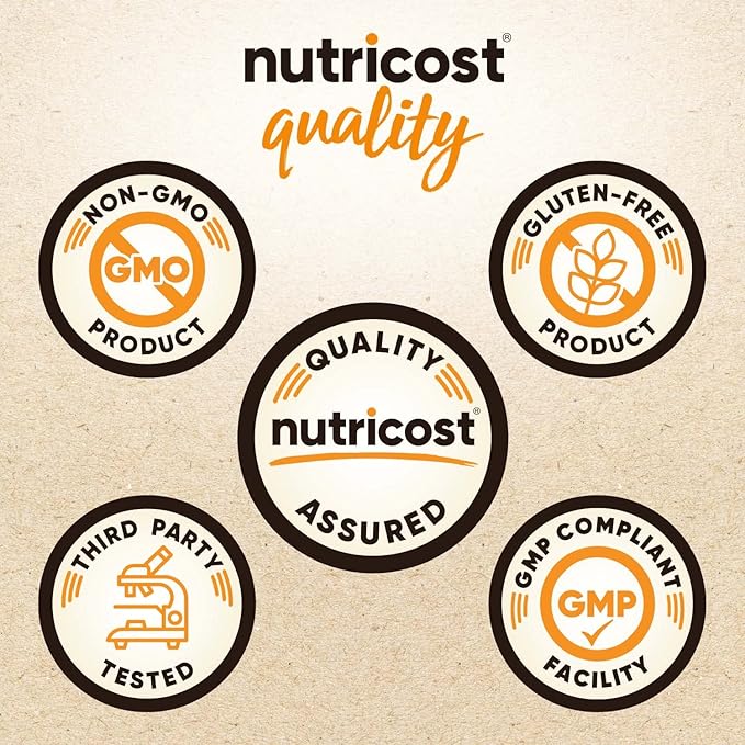 Nutricost Organic Whey Protein Concentrate, French Vanilla Flavored, (1LB) - Gluten-Free, Non-GMO