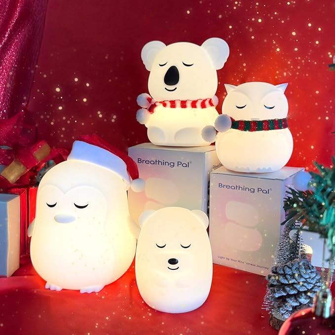 Breathing Pal Plus 'Kyle' - Mindfulness Breathing Light, Guided Visual Meditation Breathing Light, Anxiety Relief Items for Calm Down Corner/Meditation/Sleep Aid for Adult&Kid