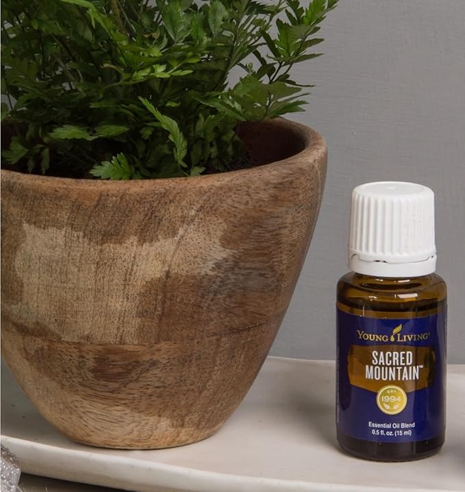 Young Living Sacred Mountain Essential Oil Blend | 15 ml | Inspiring and Grounding Aroma | Perfect for Diffusers or Topical Use | Seed to Seal Quality