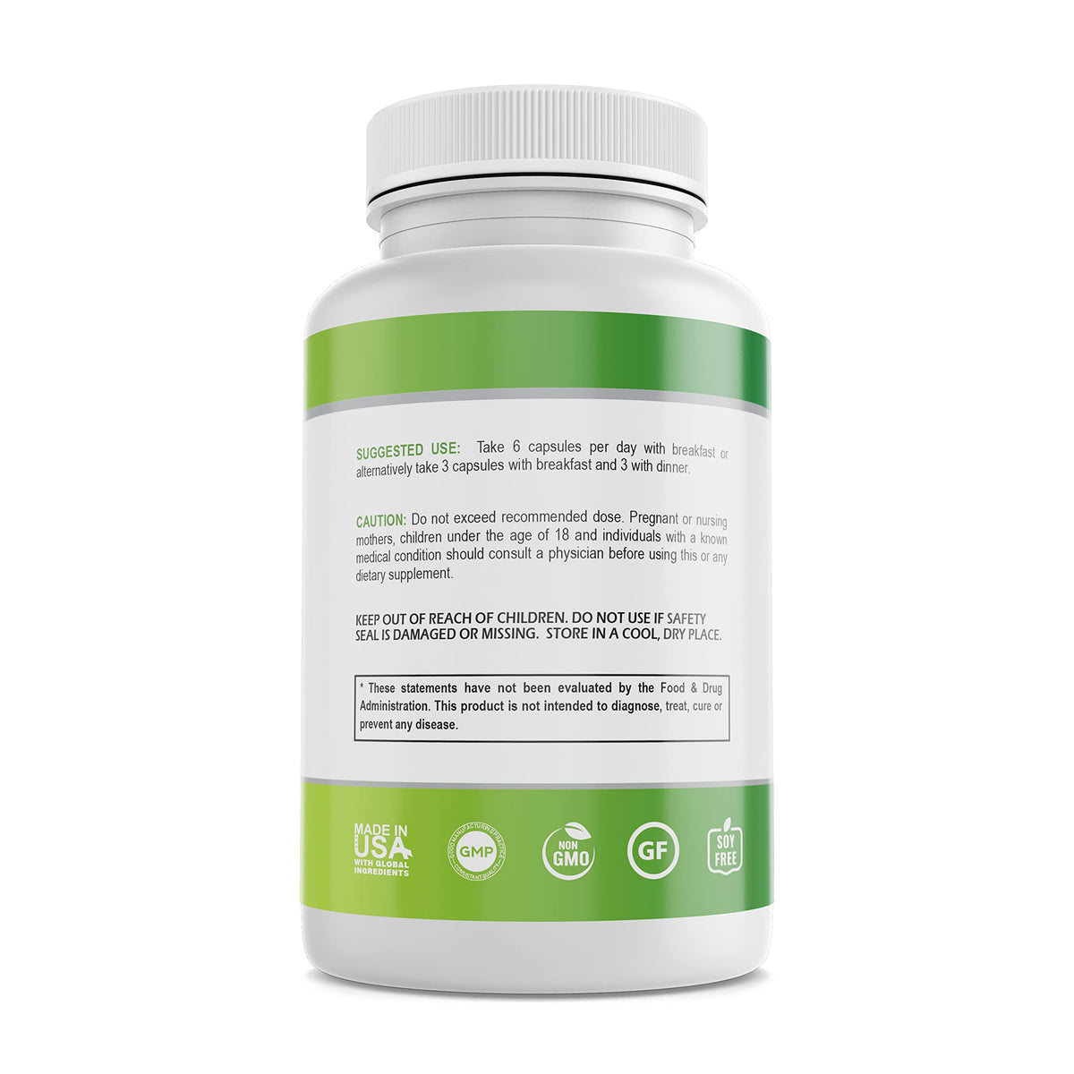 ORGANOPLEX - Insulin Plant Capsules (Costus Igneus), 100% Natural Supplement, 360 Veggie Caps (2 Month Supply) - Insulin Plant