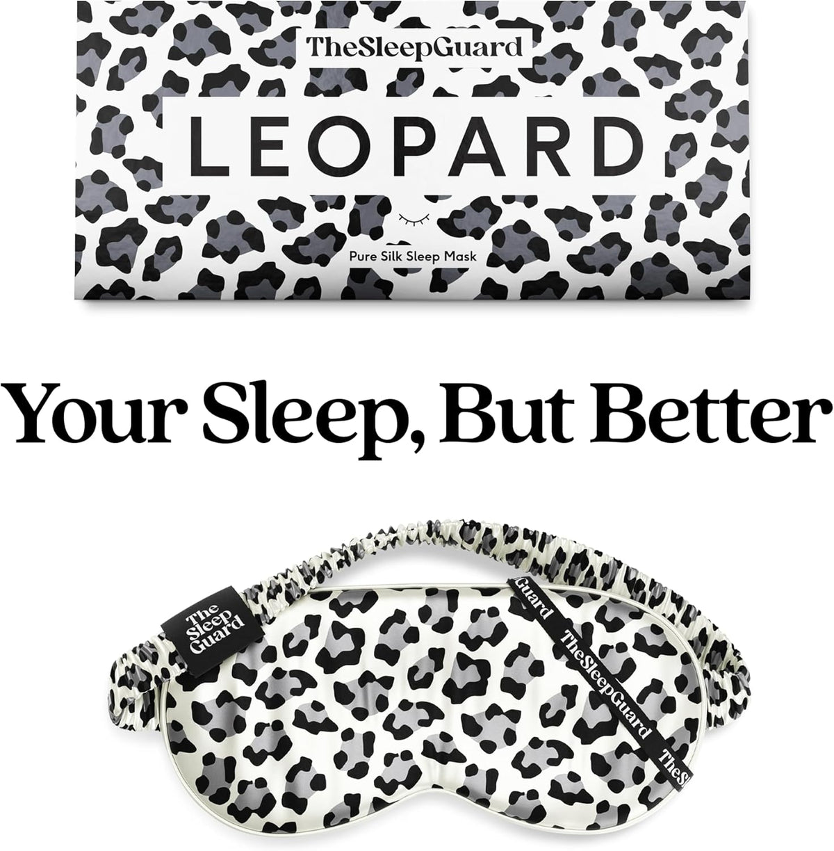 Pure Silk Sleep Mask [100% 6A Mulberry Silk, 22 Momme] Light Blocking Travel Essentials. Eye Masks for Sleeping. Black Oeko-Tex Blindfold. Eye Covers for Men & Women