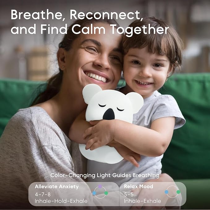 Breathing Pal Plus 'Kyle' - Mindfulness Breathing Light, Guided Visual Meditation Breathing Light, Anxiety Relief Items for Calm Down Corner/Meditation/Sleep Aid for Adult&Kid