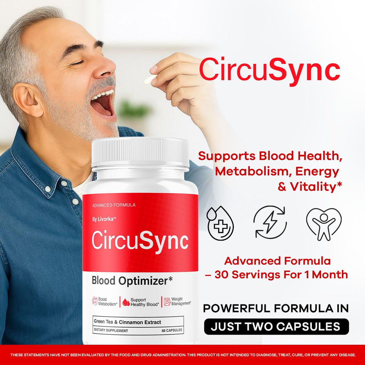 Circusync Circulation & Blood Health Support Capsules – 60 Capsules