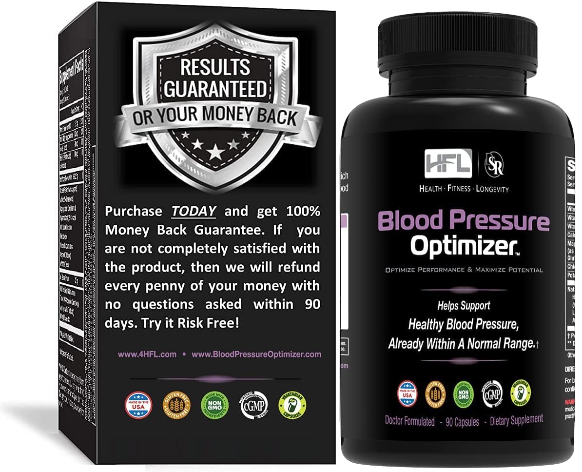 HFL Blood Pressure Optimizer™ by Dr. Sam Robbins | Healthy Blood Pressure & Vascular Function | Heart, Brain & Kidney Health