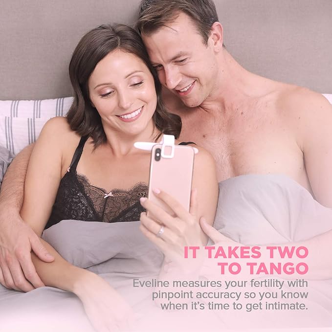Eveline Digital Ovulation Test - 14 Ovulation Test Strips, Digital Results Powered by Eveline App, Refill Pack for Easy at Home Ovulation Predictor Kit
