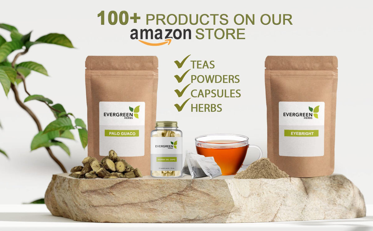 Evergreen Herbs Muicle Capsules - 90 Vegetable Capsules, 1350 mg Per Serving, Mexican Honeysuckle Plant Herbal Supplement for Daily Wellness, Liver, & Immune Support, No Fillers or Additives