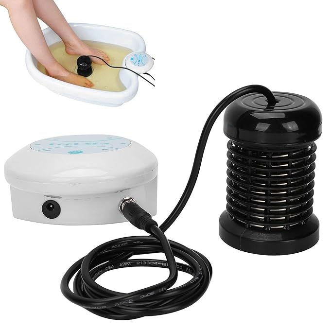 Ion Detox Machine, Portable 40W Practical Professional Foot Bath Spa, Home Spa for All Ages(U.S. regulations)