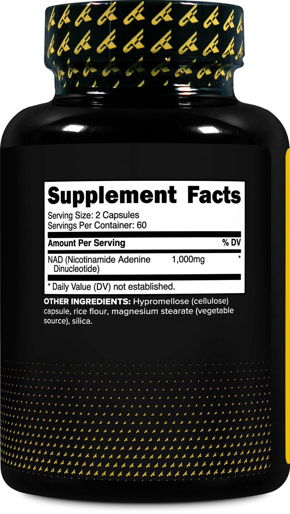 Primaforce NAD+ Nicotinamide Supplement (1000 mg) 120 Capsules - Nicotinamide Adenine Dinucleotide, 60 Servings