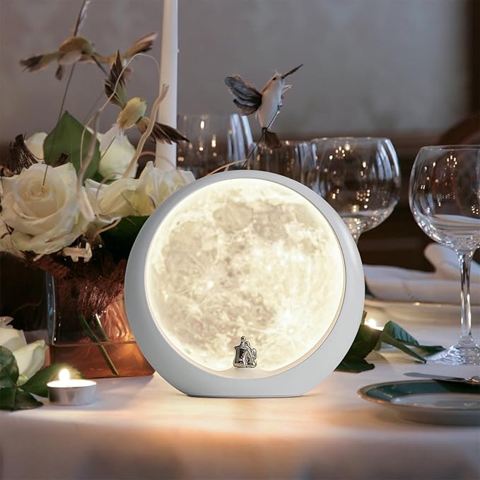 mamre Super Moon Lamp Table Lamp Gift Special Women's Gift for Bedroom Living Room Suprise Gift for Valentine's Day Birthday Wedding Anniversary