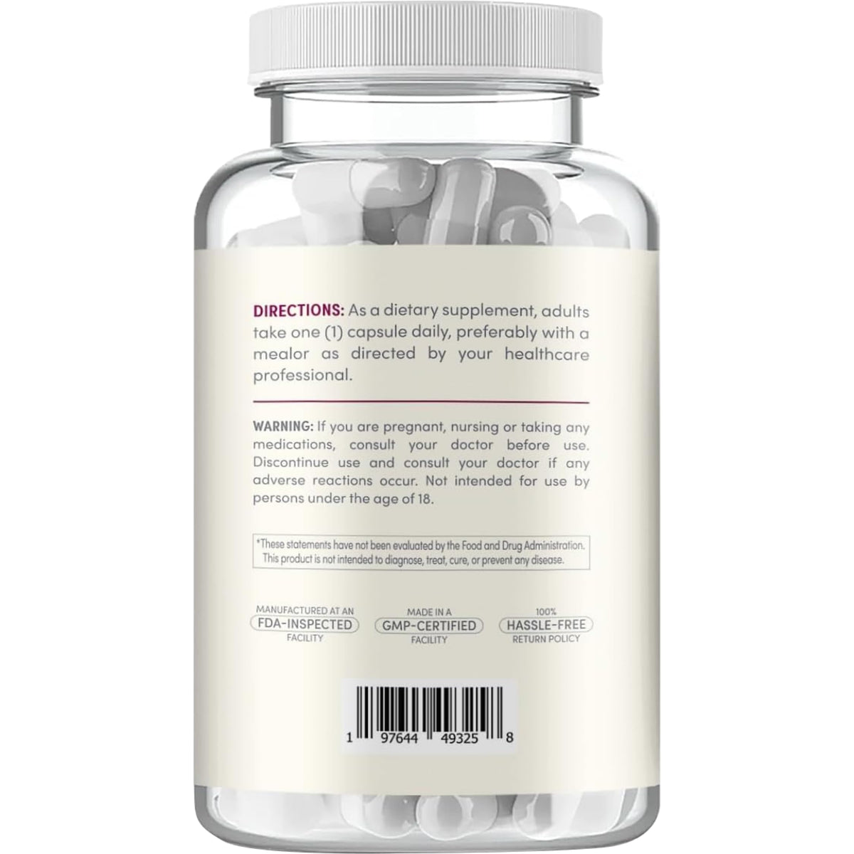 Clear Formulas Berberine Supplement 500mg - Lab Tested Berberine 500mg Value Size - Vegan Non-GMO Made in the US & Gluten Free (6 Months Supply)
