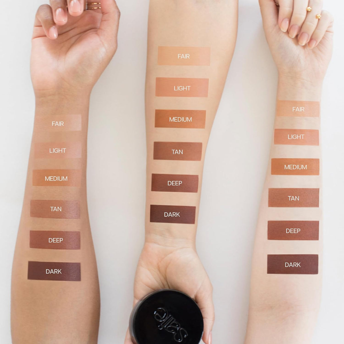 Saie Sun Melt Cream Bronzer - Buildable Balm Face Bronzer for Effortless Sculpting - Cream Contour Enriched with Vitamin C, Nourishing Skincare Ingredients & a Natural Finish - Fair Bronze (1 oz)