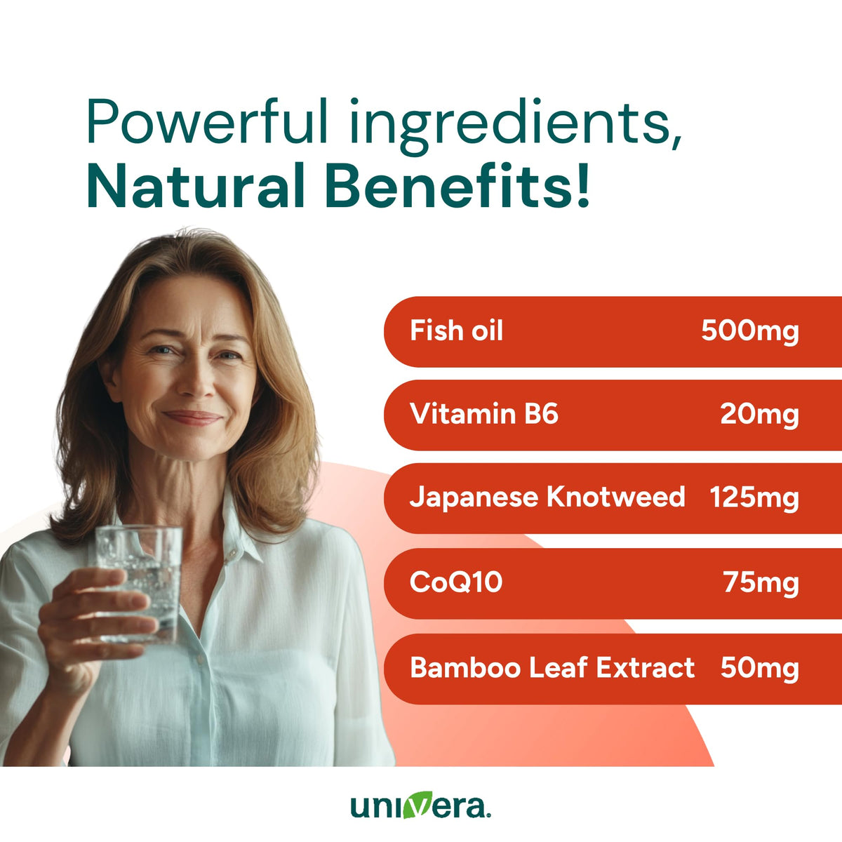 Univera Rhythmatix, Cardiovascular Health, Blood Circulation, Supports Healthy Vein Structure, Omega-3, Coenzyme Q10, Vitamin B6 & B12, 60 softgels (30-Day Supply)