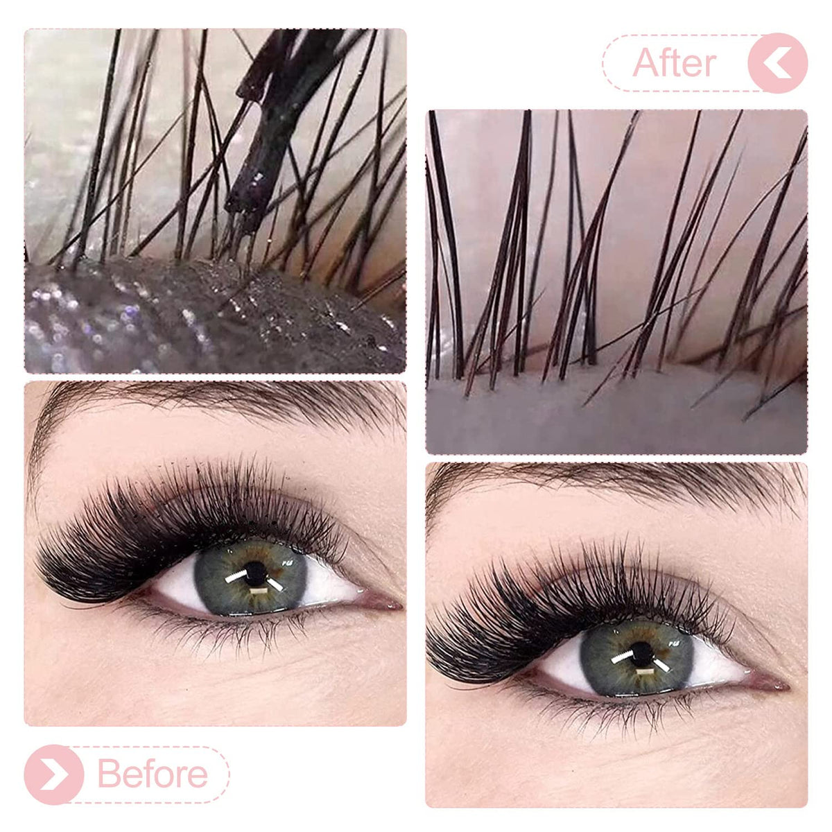 Eyelash Cleanser Concentrate 60ml Cherry Blossom Professional Lash Shampoo Foaming Cleanser DIY Non-lrritating Wash for Extensions Lashes with Salon Home Care-Makes 12 Bottles