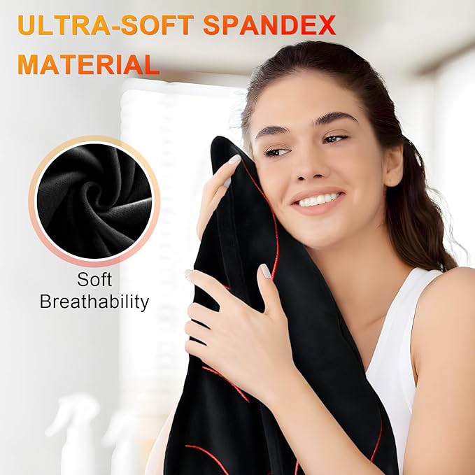 UTK Heating Pad for Back Pain Relief with Far Infrared Therapy, Infrared Heating Pad with Tourmaline, 2H Auto-Off for Shoulder, Period Cramps,Knee, Sciatica Pain Relief - 20''x24''