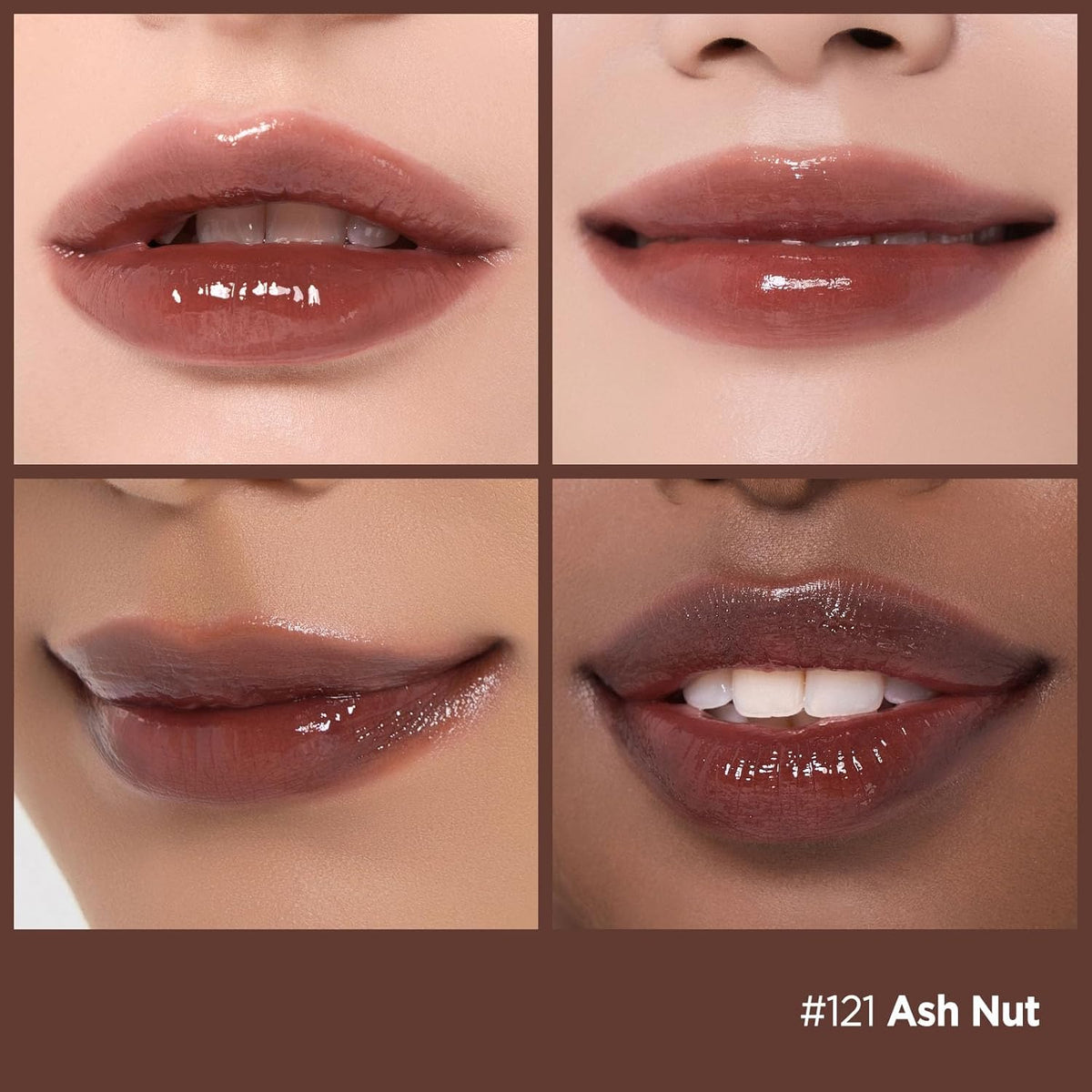 Laka Fruity Glam Lip Tint Duo #103 Humming, #121 Ash Nut