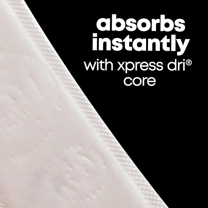 U by Kotex Clean & Secure Panty Liners, Light Absorbency, Regular Length, 516 Count (4 Packs of 129) (Packaging May Vary)