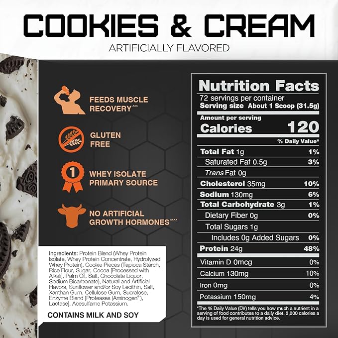 Rival Whey Cookies & Cream 5lb