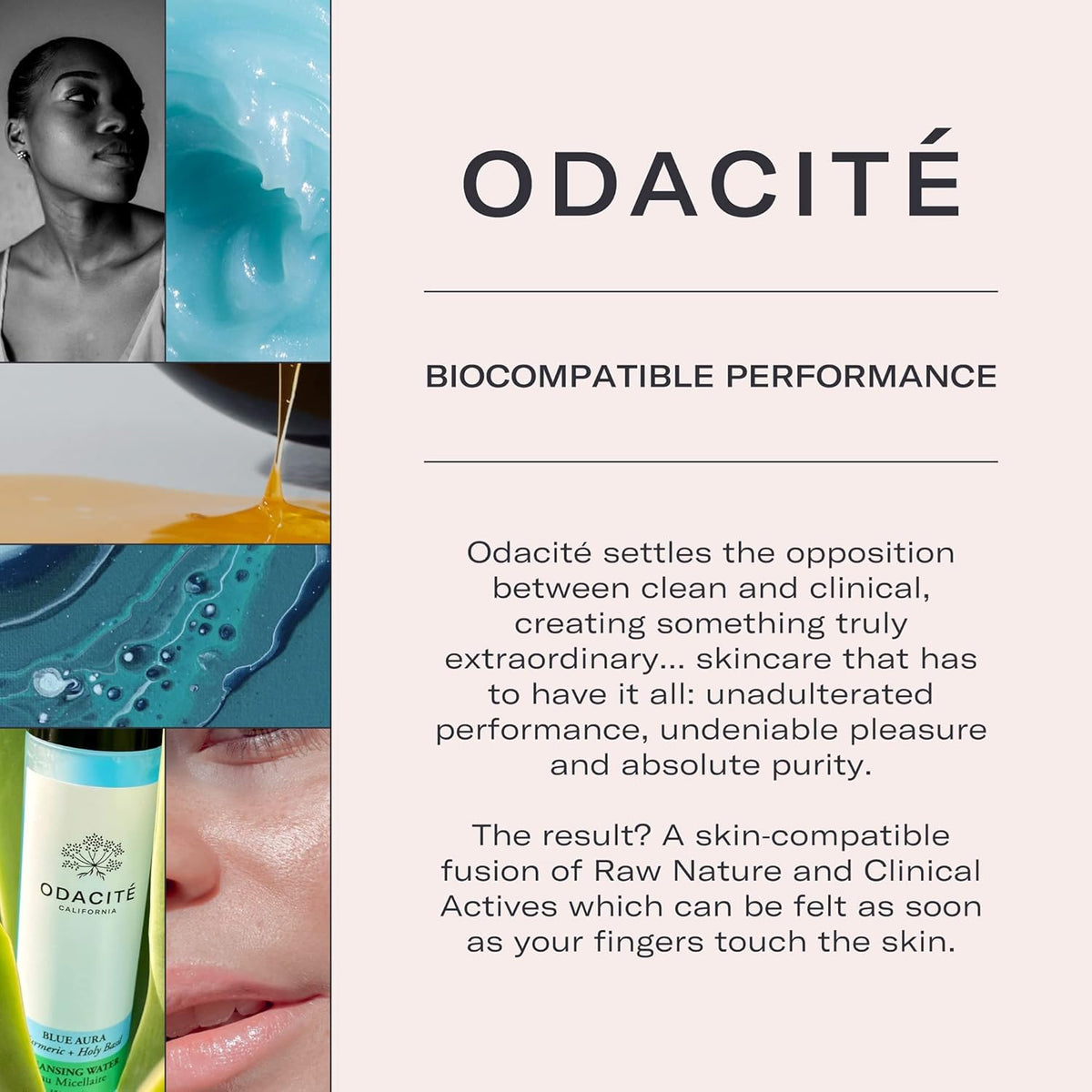 Odacité Gua Sha for Face Crystal Contour - Rose Quartz Face Roller & Facial Massager - Scraping Massage Tool Visibly Lifts & Revitalizes Skin - Reduce Puffiness, Wrinkles & Dark Under-Eye Circles
