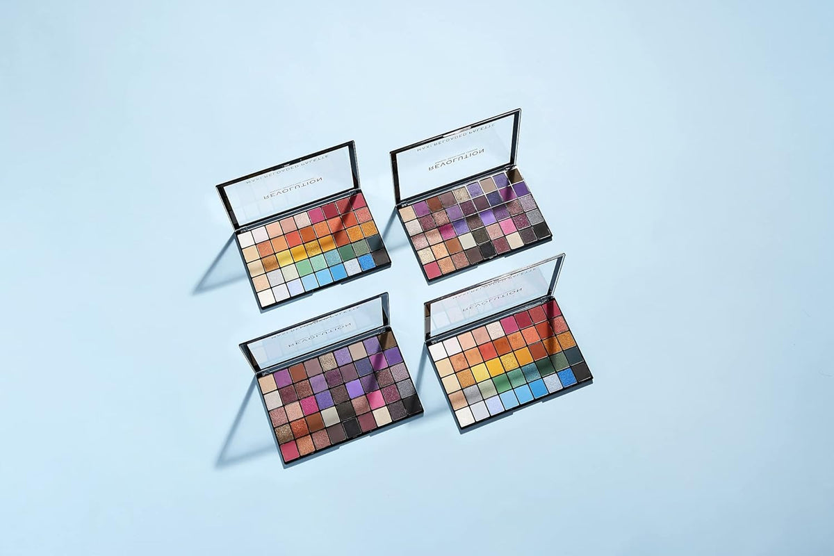 Makeup Revolution Maxi Reloaded Palette, Eyeshadow Palette, 45 Highly Pigmented Matte Shades, Monster Mattes, 1.35g Great Holiday Gift