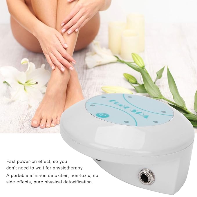 Ion Detox Machine, Portable 40W Practical Professional Foot Bath Spa, Home Spa for All Ages(U.S. regulations)