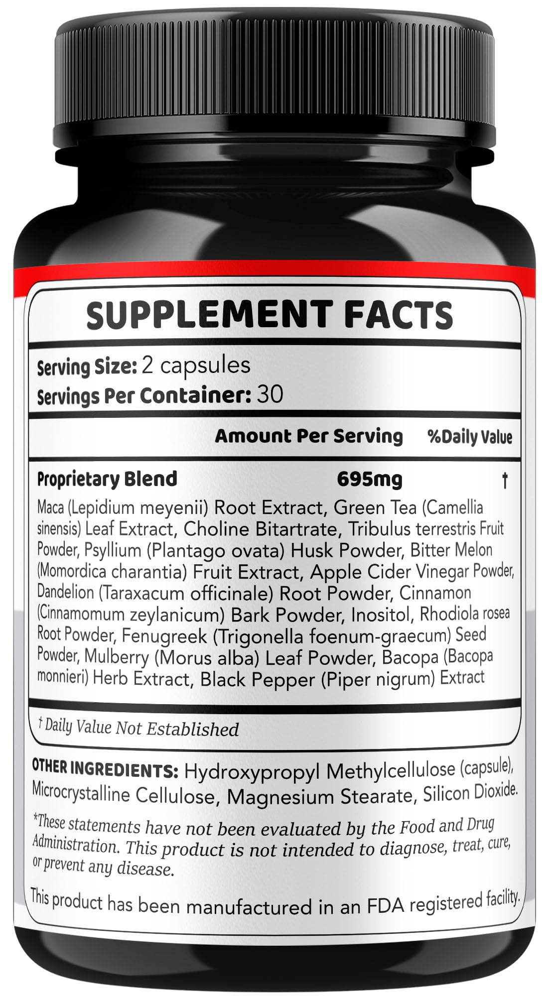 Gluco Extend - Gluco Extend Capsules Supports Healthy Levels All Natural Ingredients, GlucoExtend Pills Maximum Strength, Glucoextend Advanced Supplement Formula, 60 Capsules for 1 Month