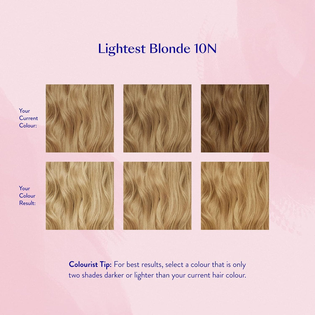 eSalon Permanent Hair Color & Hair Dye Complete Kit - Personal Colorist Kit for Up To 100% Gray Coverage for All Hair Types - Professional-Grade Ammonia-Free Hair Dye (Lightest Blonde 10N)