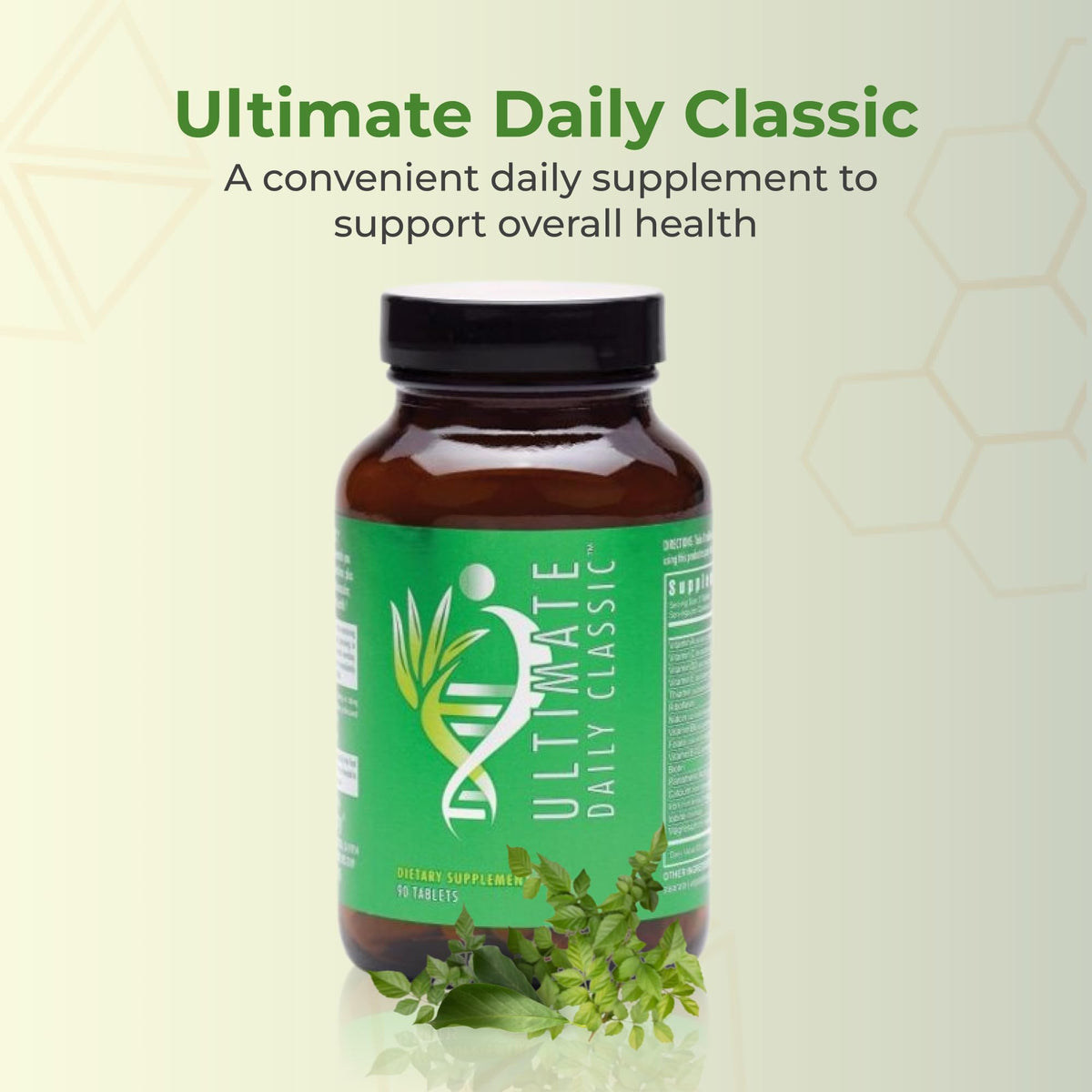 Youngevity Ultimate Daily Classic – Multivitamin with Essential Vitamins, Minerals, Amino Acids, and Antioxidant-Rich Botanicals – Supports Cardiovascular, Brain, Bone, and Bone Health – 90 Tablets