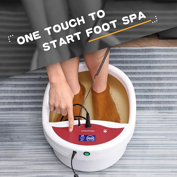 Ionic Foot Bath Detox Machine, Foot Detox Machine, Ionic Foot Spa Kit with 10 Ginger Tablets 2 Arrays 25 Tub Liners for Home use or Salon