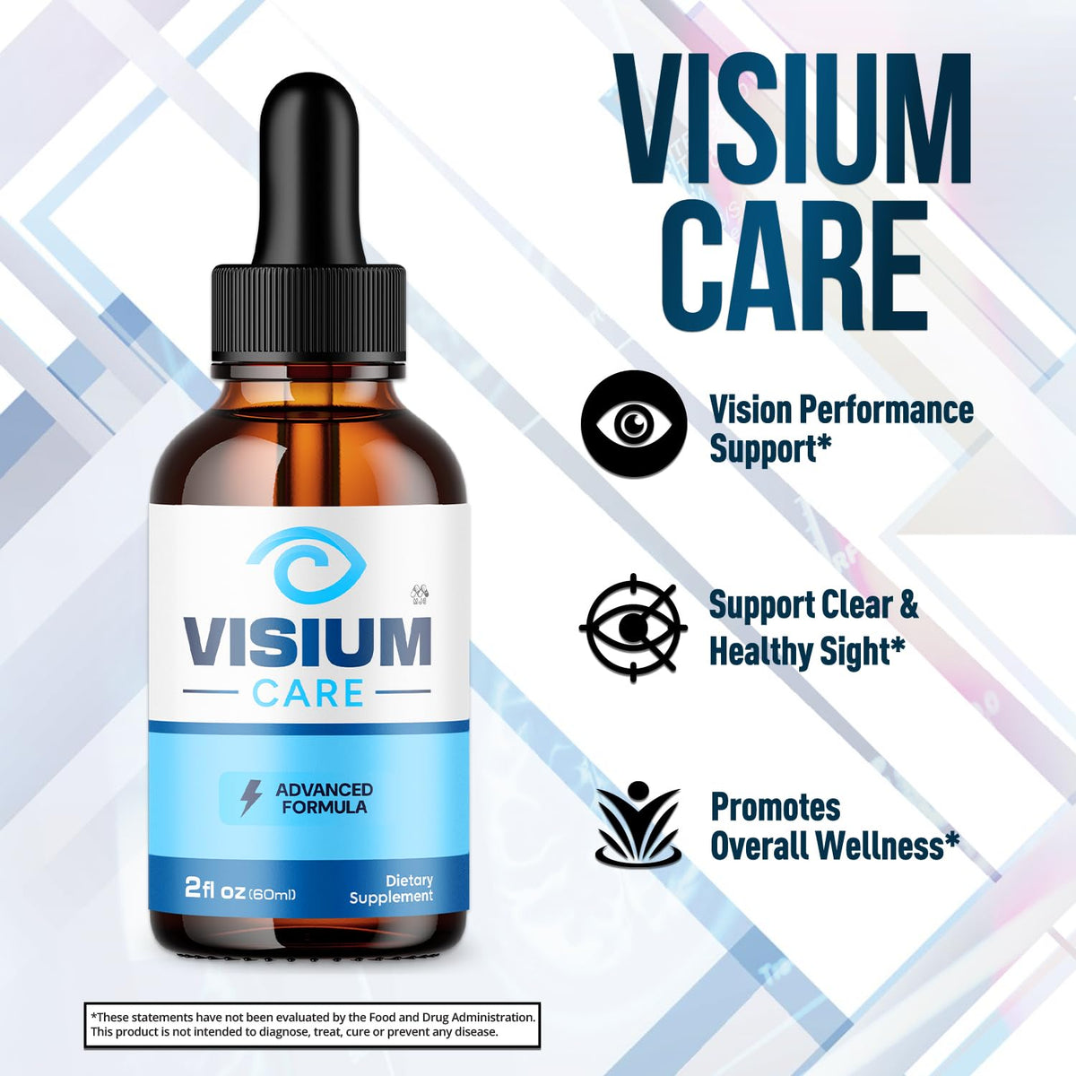 (5 Pack) Visium Care Drops , Official VisiumCare Drops with All Natural Ingredients , Overall Health and Wellness Vitamin Formula Maximum Strength Active Lifestyle Multivitamins Support (150 Servings)